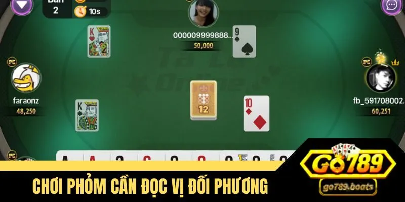 Chơi phỏm cần đọc vị đối phương